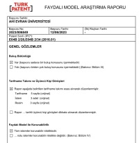 Fakültemiz İnşaat Mühendisliği Bölümünden Bir Başarı Daha  Faydalı Model Tescillendi