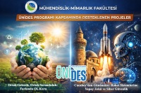 ÜNİDES Kapsamında Desteklenmeye Hak Kazanan Projelerimiz 