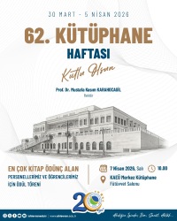 62. Kütüphane Haftası