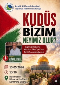 Kudüs Bizim Neyimiz Olur?